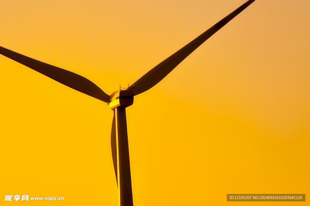 风力风能发电站风车清洁能源