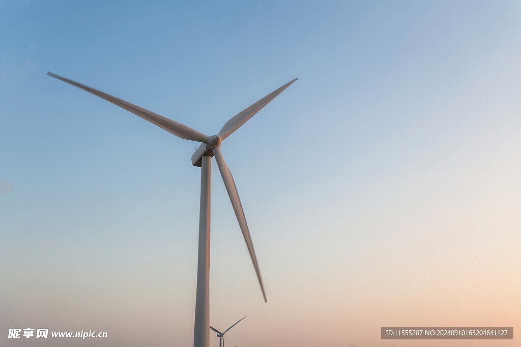 风力风能发电站风车清洁能源