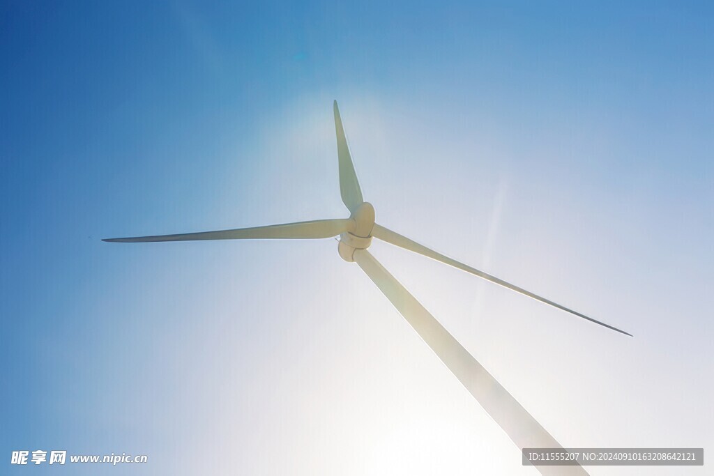 风力风能发电站风车清洁能源