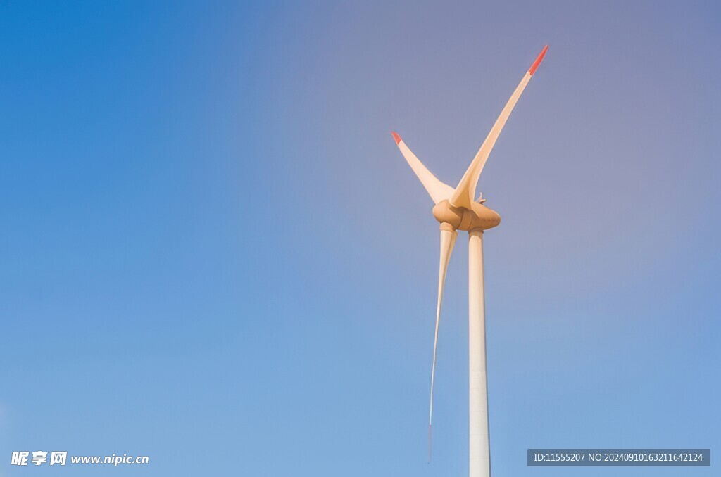 风力风能发电站风车清洁能源
