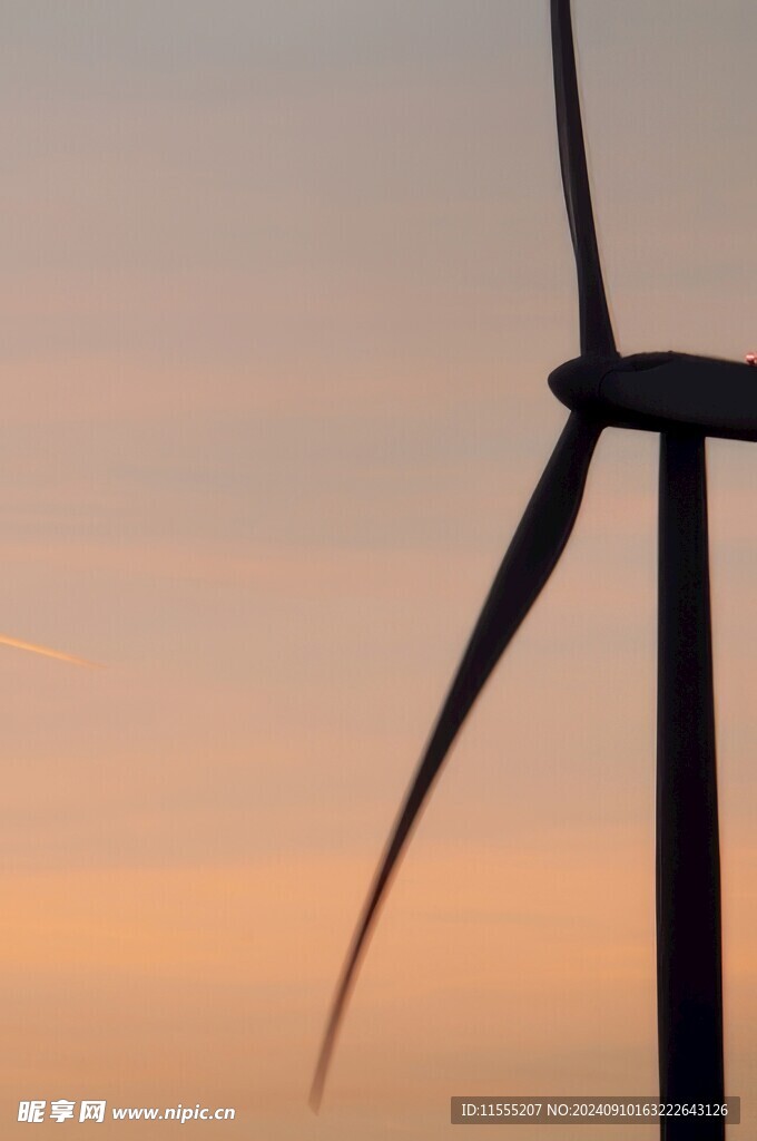 风力风能发电站风车清洁能源