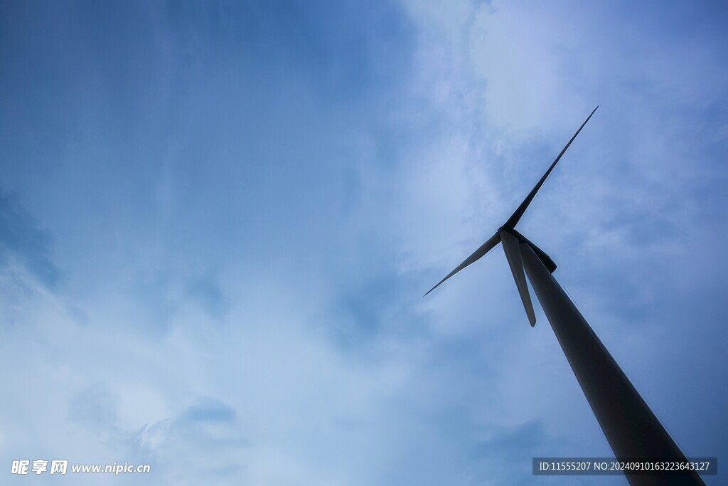 风力风能发电站风车清洁能源