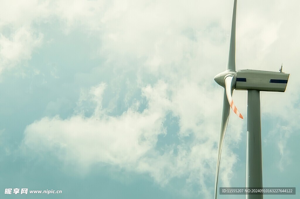 风力风能发电站风车清洁能源