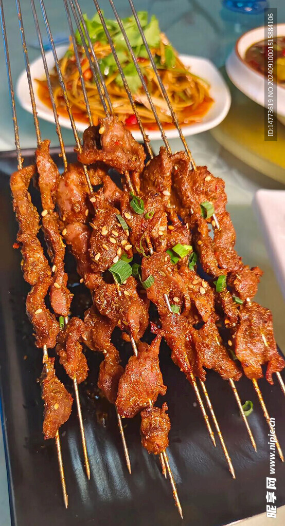 辣子鸡肉串