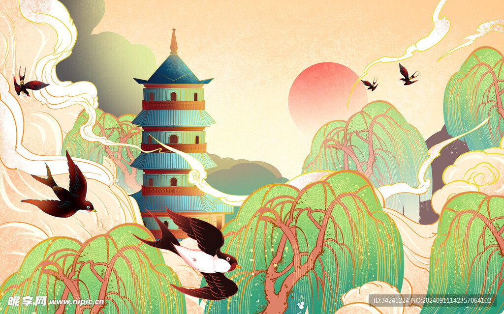 古风中国风背景