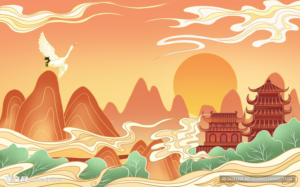 古风中国风背景