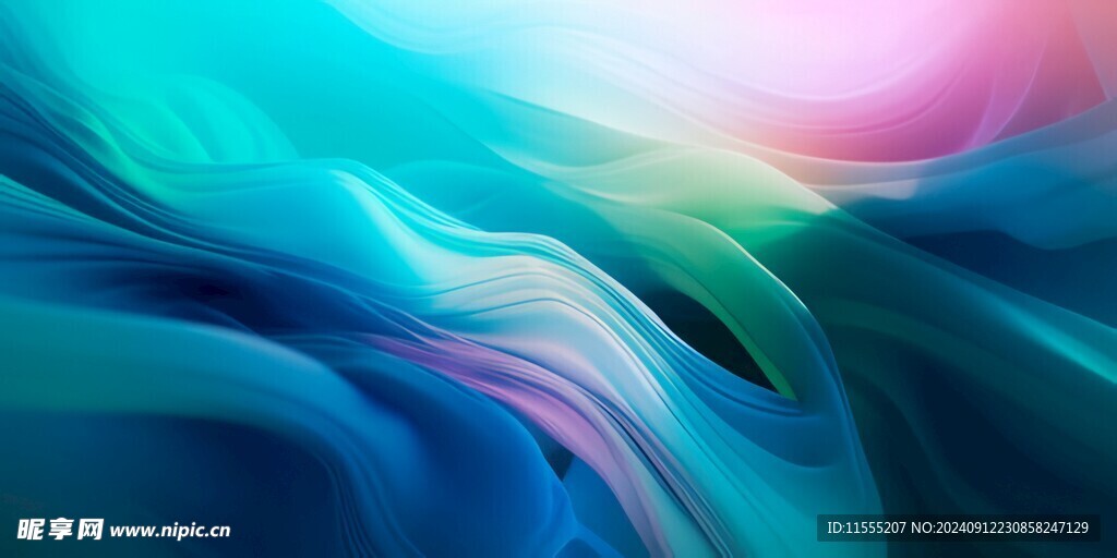 优雅抽象炫彩渐变背景图