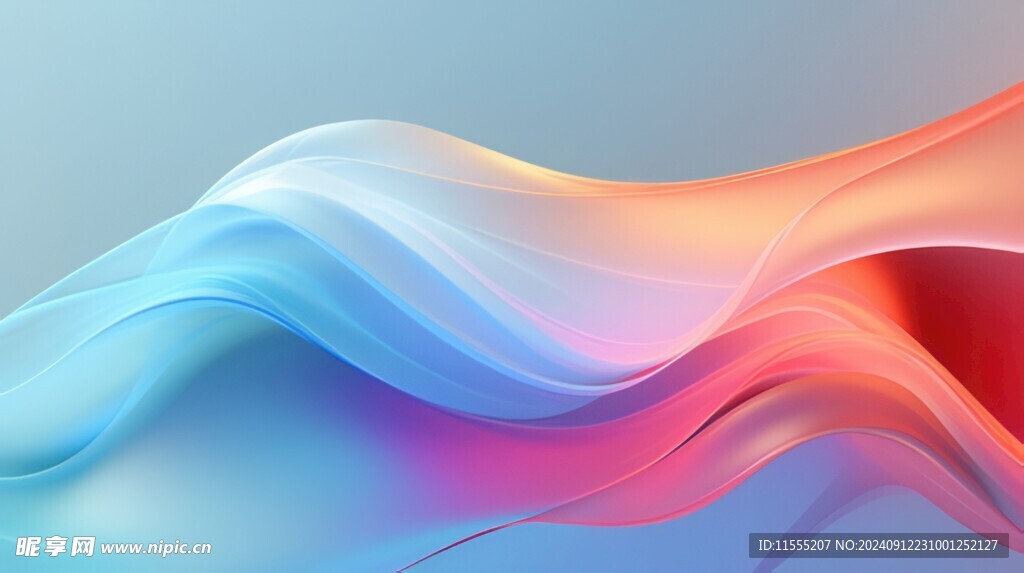 优雅抽象炫彩渐变背景图