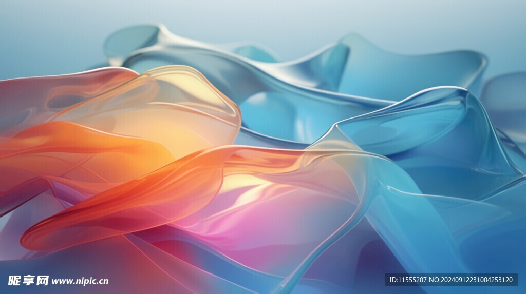 优雅抽象炫彩渐变背景图