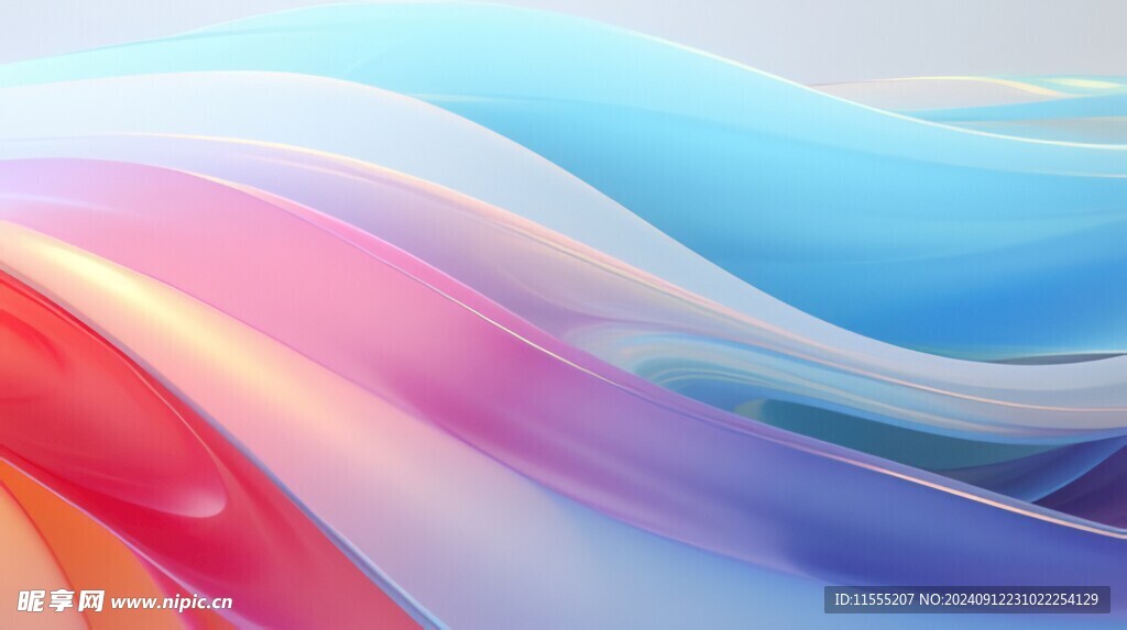优雅抽象炫彩渐变背景图