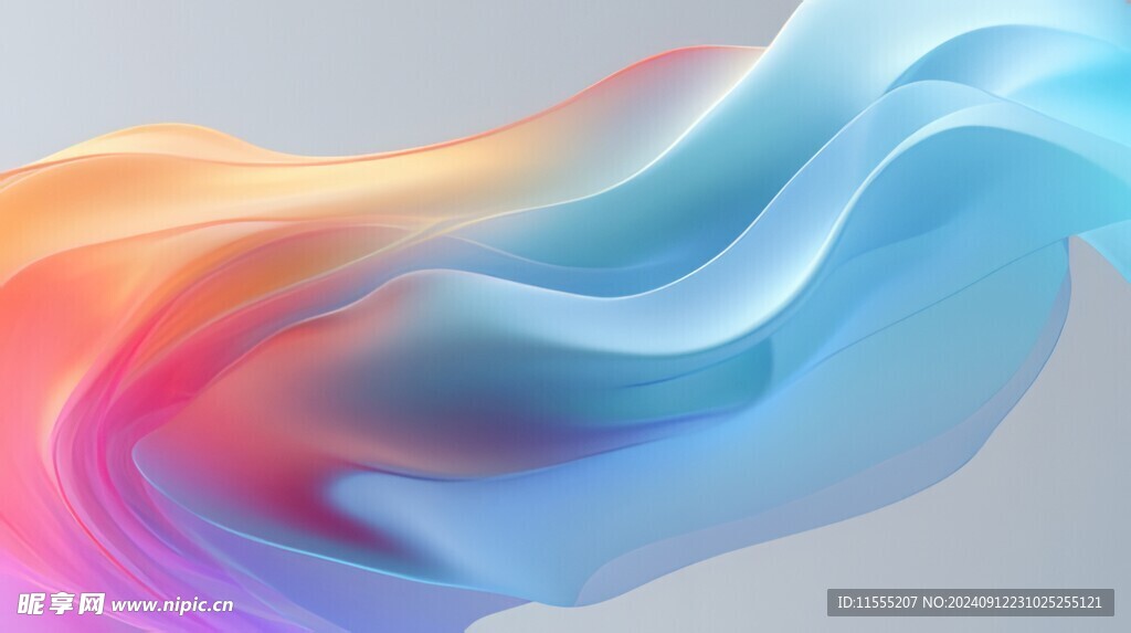 优雅抽象炫彩渐变背景图