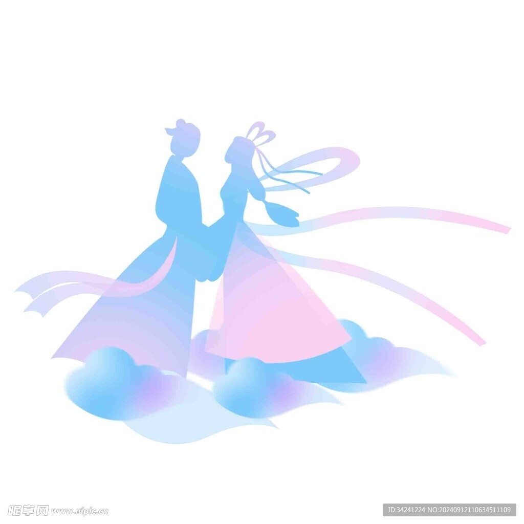 七夕情人节古风素材