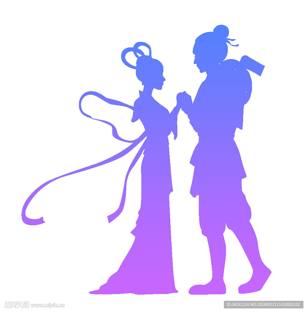 七夕情人节古风素材