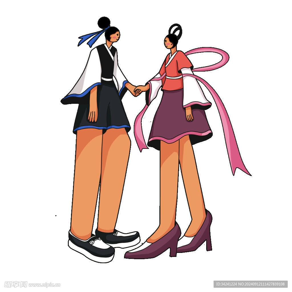 七夕情人节古风素材