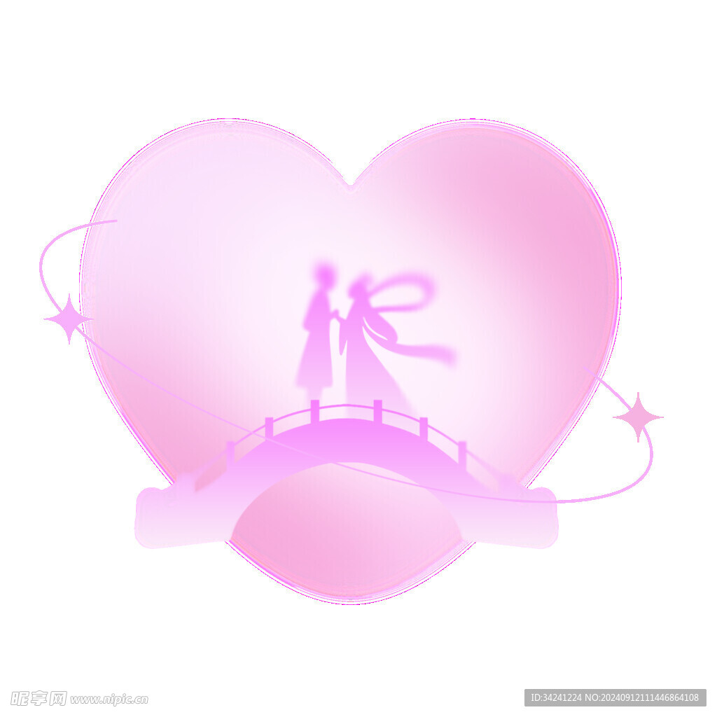 七夕情人节古风素材