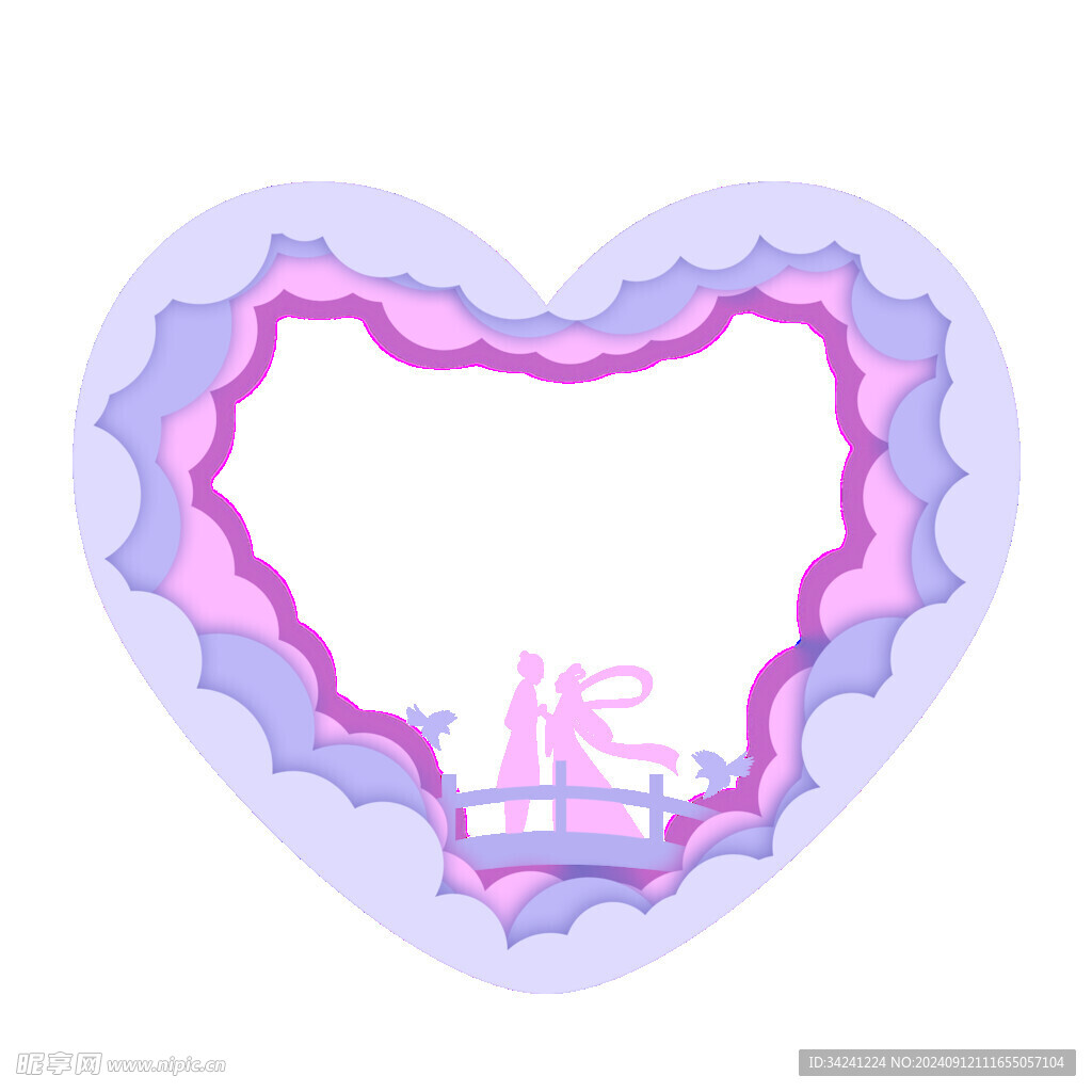 七夕情人节古风素材