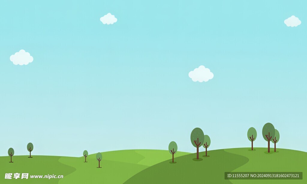 春光明媚户外风景鲜花草地