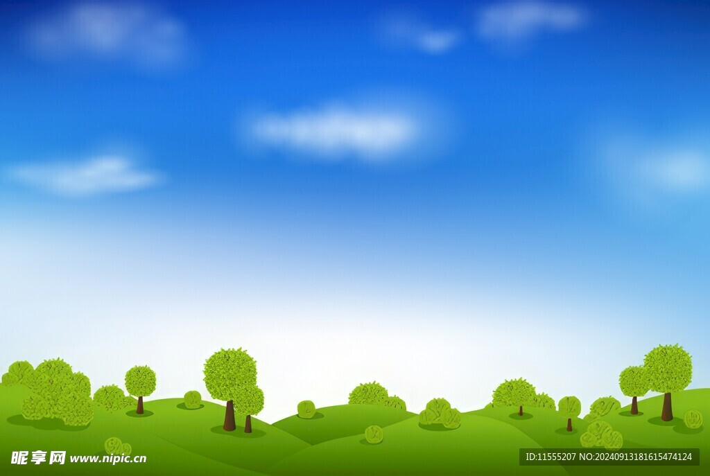 春光明媚户外风景鲜花草地