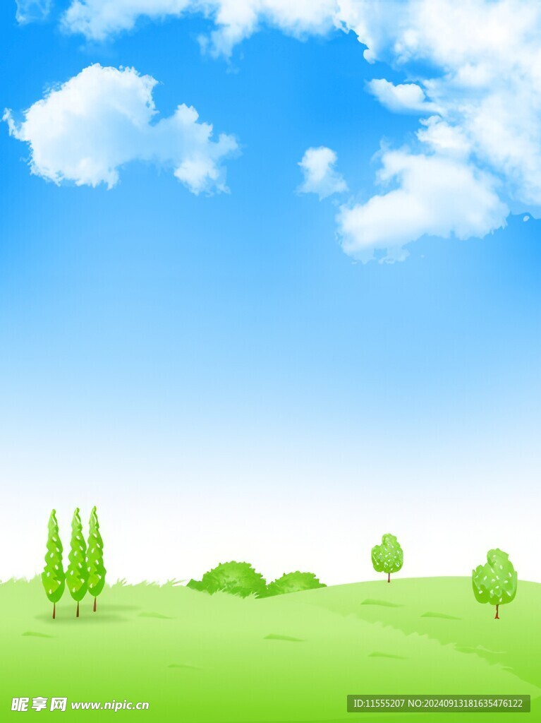 春光明媚户外风景鲜花草地