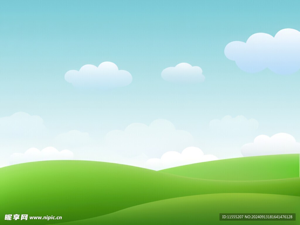 春光明媚户外风景鲜花草地