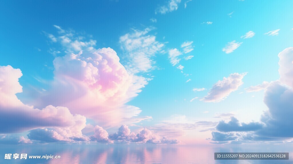 海面彩云彩霞风景