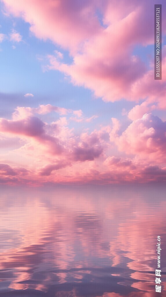 海面彩云彩霞风景