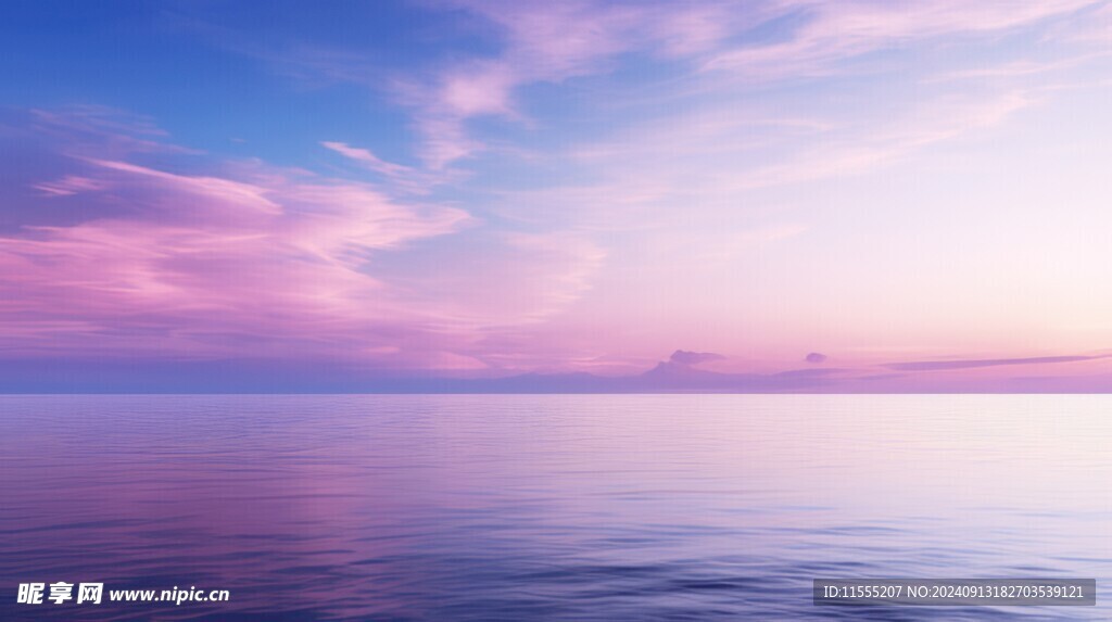 海面彩云彩霞风景