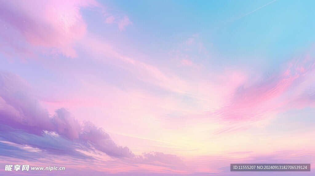 海面彩云彩霞风景