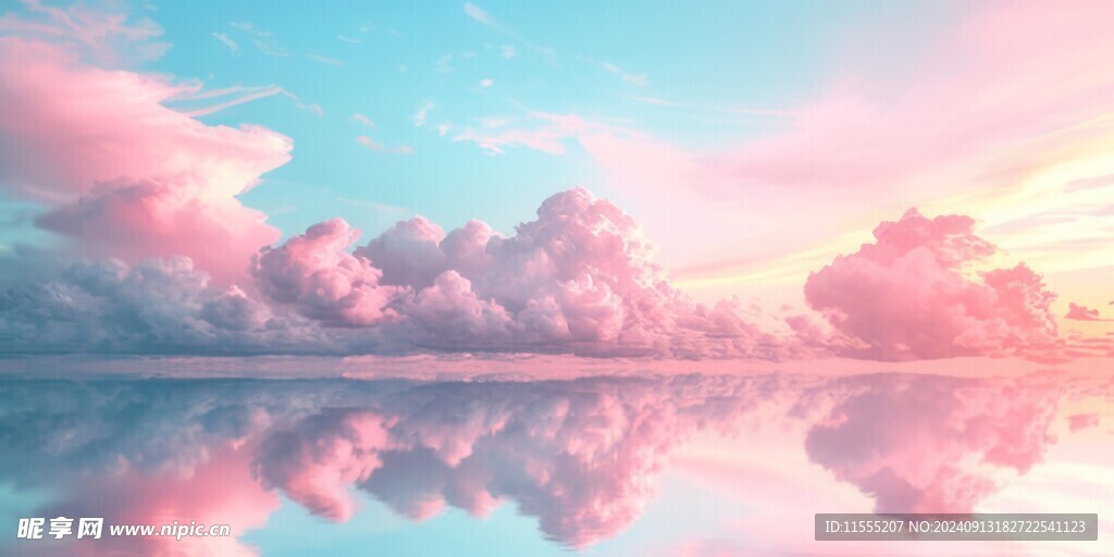 海面彩云彩霞风景