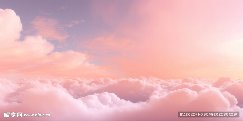 海面彩云彩霞风景