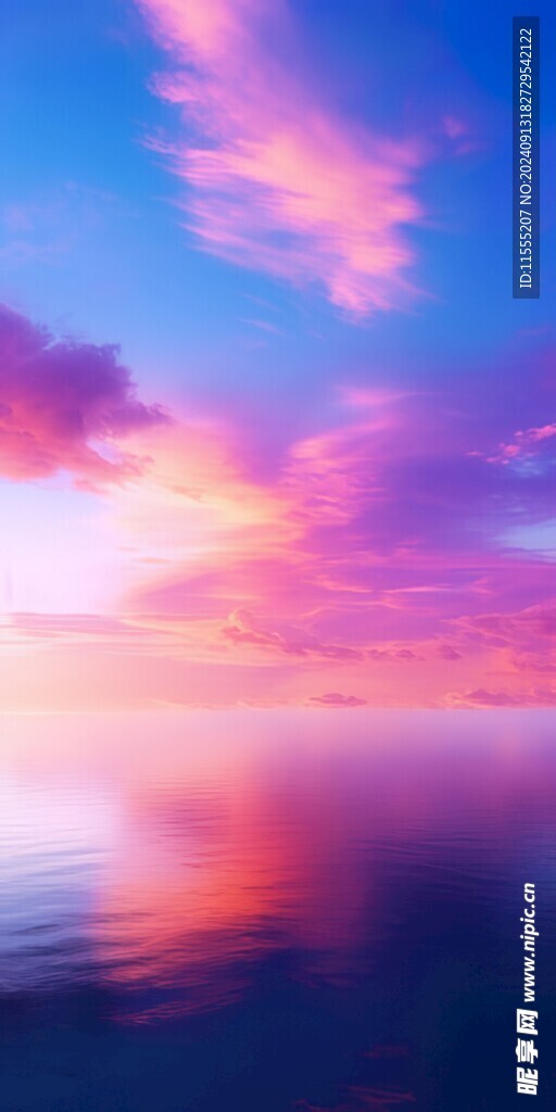 海面彩云彩霞风景