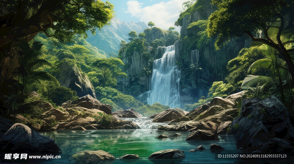 世外桃源海景隐秘海岛场景图