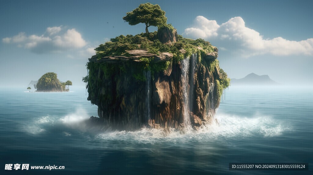 世外桃源海景隐秘海岛场景图