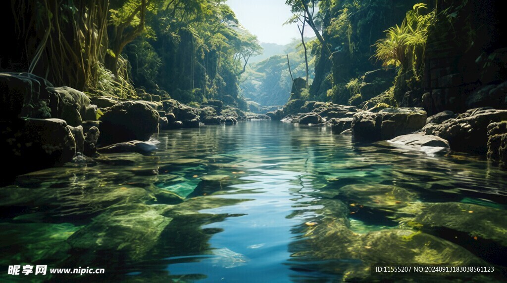 世外桃源海景隐秘海岛场景图