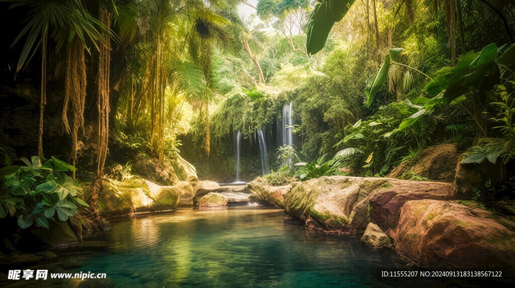 世外桃源海景隐秘海岛场景图