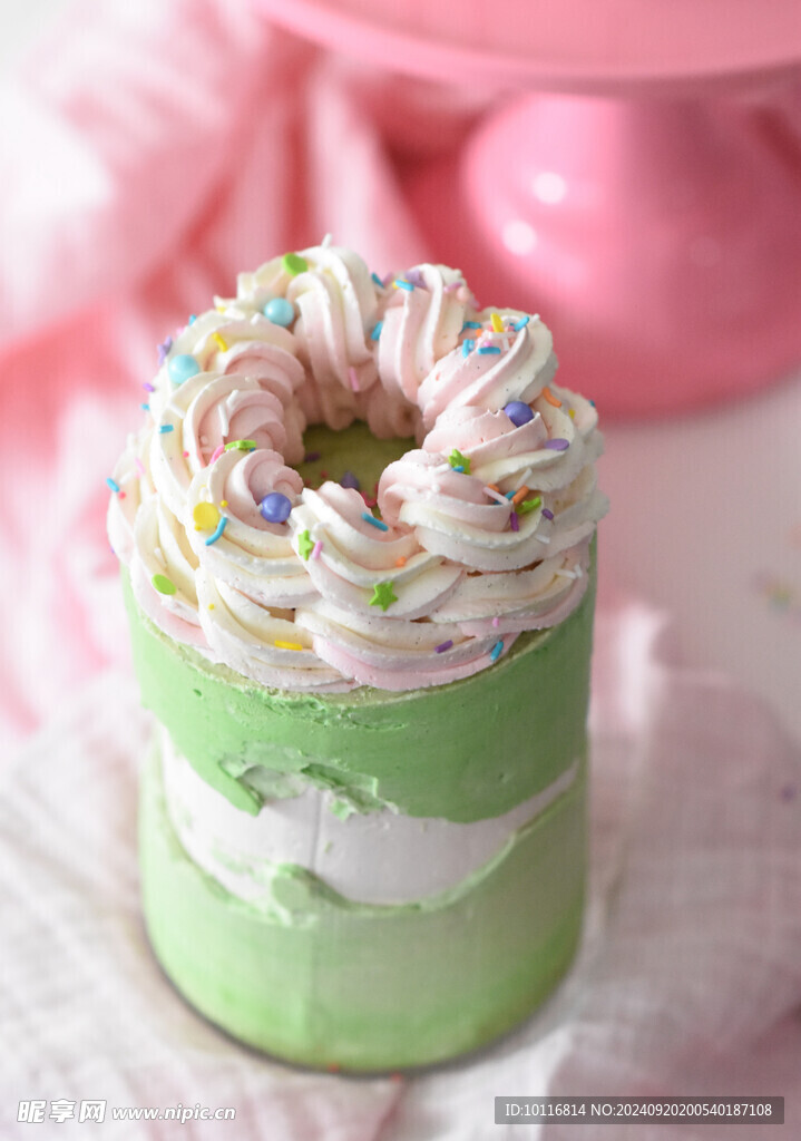 抹茶奶油小蛋糕