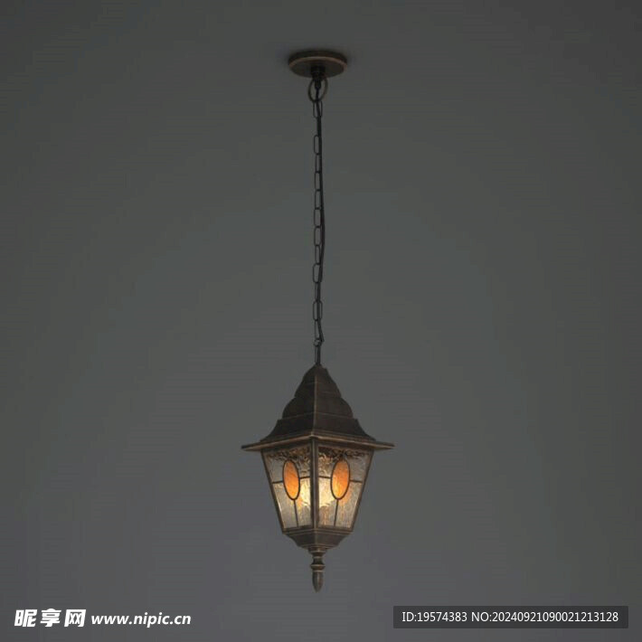 C4D模型 吊灯