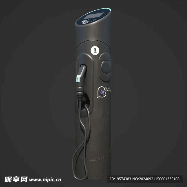 C4D模型 充电桩