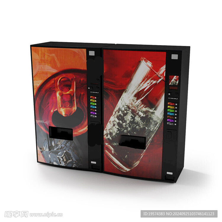 C4D模型 自动贩卖机