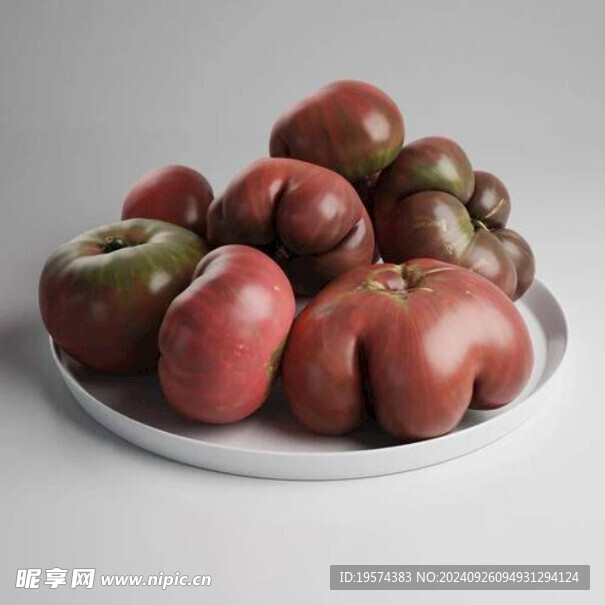 C4D模型 西红柿