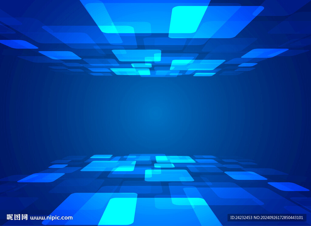 蓝色空间背景