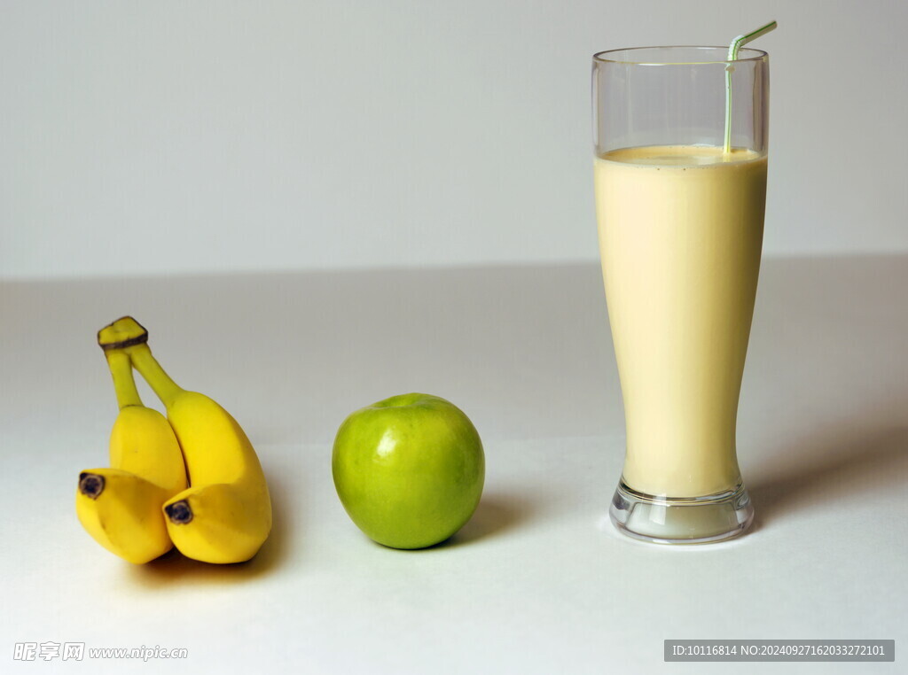香蕉苹果奶昔