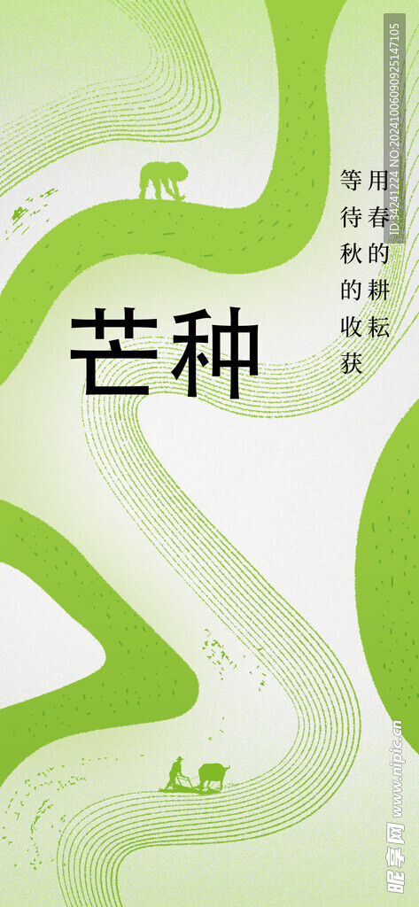 芒种节气宣传海报展板