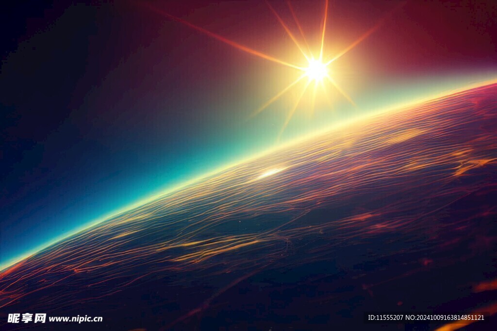 天空平流层大气层云层彩霞