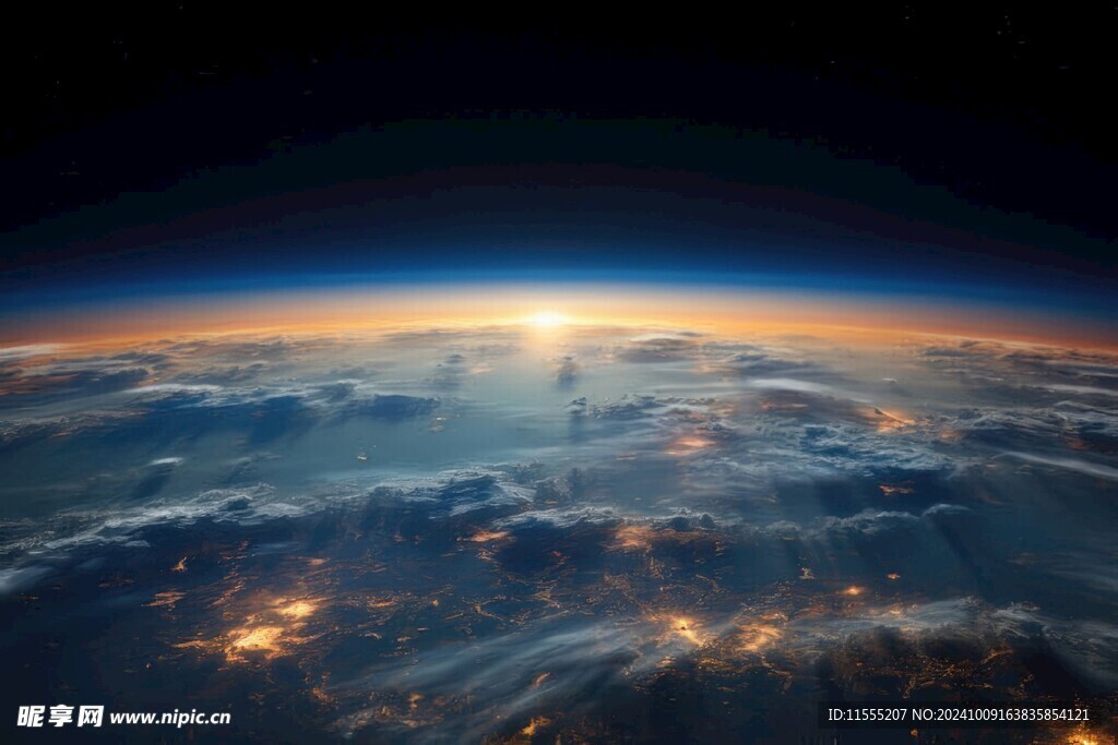 天空平流层大气层云层彩霞