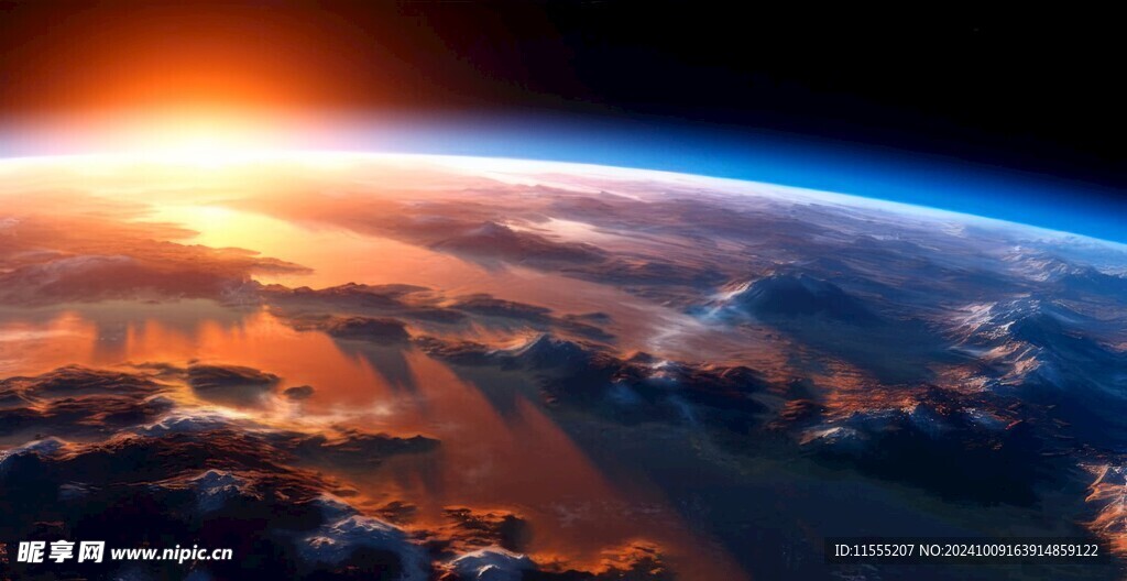 天空平流层大气层云层彩霞