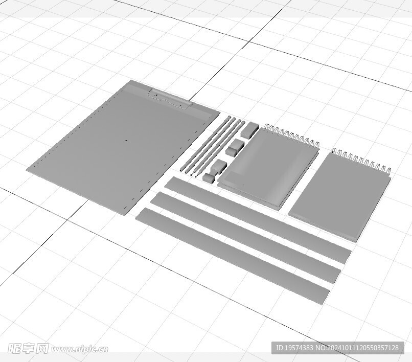 C4D模型 文创用品