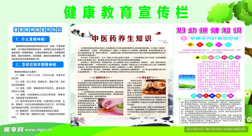 健康教育宣传栏