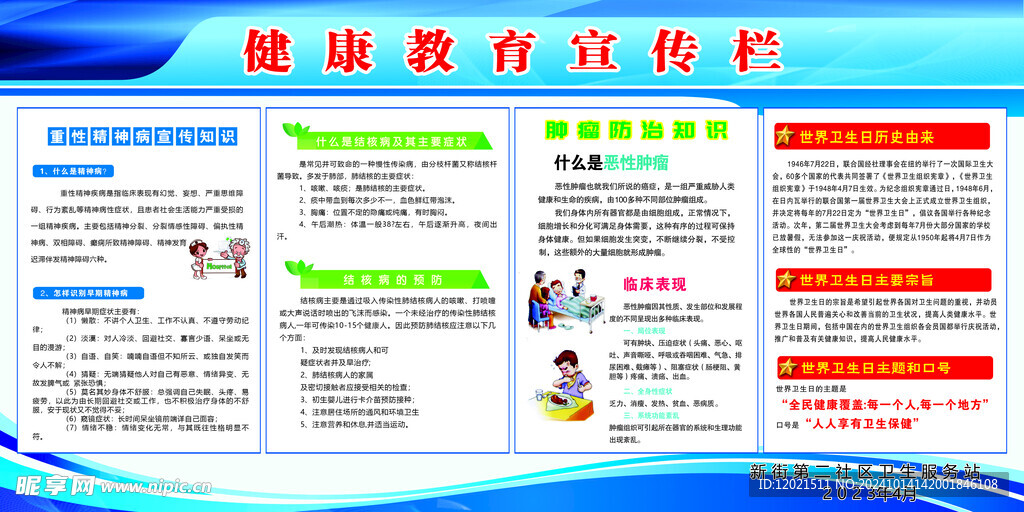 健康教育宣传栏