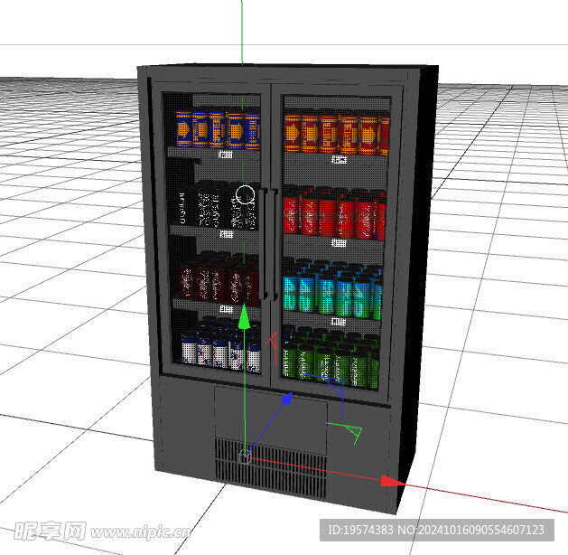 C4D模型 冰箱